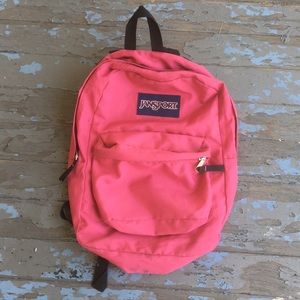 Jansport dark pink backpack